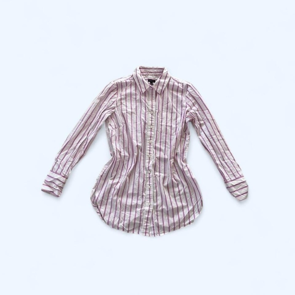 Talbots boyfriend button down shirt size  S